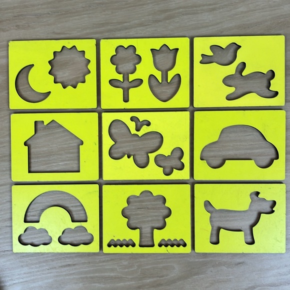 Melissa & Doug Wooden Stencil Bundle - Picture 1 of 4